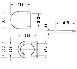 Duravit Starck 3 Záchodová doska, biele 0062410000 - galéria #1