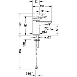Duravit Wave Umývadlová batéria, MinusFlow, chróm WA1012002010 - galéria #3