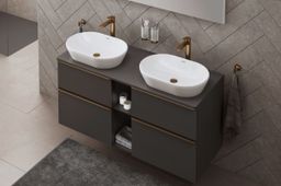 Duravit Wave Umývadlová batéria, brúsený bronz WA1040002004 - galéria #1