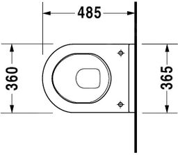 Duravit Starck 3 Závesné WC, biela 2202090000 - galéria #5