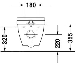 Duravit Starck 3 Závesné WC, biela 2202090000 - galéria #7