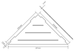 Bemeta Cytro Joint Shelf, nerezová oceľ 101302421 - galéria #1