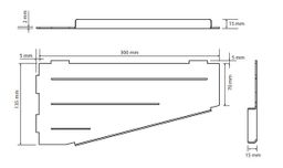 Bemeta Cytro Joint Shelf, nerezová oceľ 101302411 - galéria #1