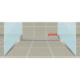 Alcadrain Pravostranný pádový pruh 12/1200 NRZ APZ902M/1200 - galéria #1