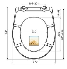 Alcadrain Univerzálne Záchodová doska Shell Softclose, duroplast A604 SHELL - galéria #2