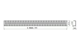 Alcadrain Zip Rošt pro liniový podlahový žlab 95 cm, nerez-lesk ZIP-950L - galéria #1