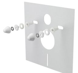 Alcadrain Set modul na stenu, WC Pro, sedadlo s tlačidlom, biela mat M1876 KAE073 - galéria #9