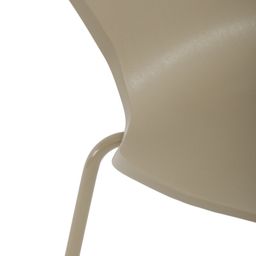 Autronic Partitura CT-X7034CAP Jedálenská stolička, plast, hnedá - galéria #15