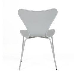 Autronic Partitura CT-X7034GREY Jedálenská stolička, plast, sivá - galéria #7