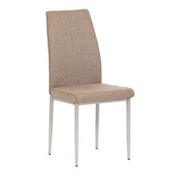 Autronic Partitura DCL-379BR2 Jedálenská stolička, hladká látka, hnedá - galéria #1