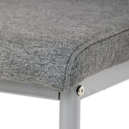 Autronic Partitura DCL-379GREY2 Jedálenská stolička, hladká látka, sivá - galéria #15