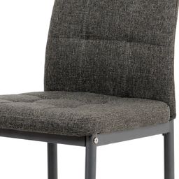Autronic Partitura DCL-397GREY2 Jedálenská stolička, středně hrubá látka, sivá - galéria #11