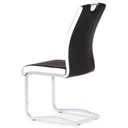 Autronic Techno DCL-406BK Jedálenská stolička, hladká ekokoža, čierna - galéria #1