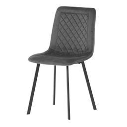 Autronic Partitura DCL-973GREY4 Jedálenská stolička, zamat matný, sivá - galéria #12