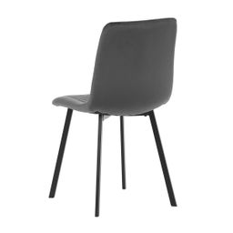 Autronic Partitura DCL-973GREY4 Jedálenská stolička, zamat matný, sivá - galéria #7