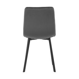 Autronic Partitura DCL-973GREY4 Jedálenská stolička, zamat matný, sivá - galéria #6