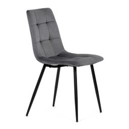 Autronic Partitura DCL-X7015GREY2 Jedálenská stolička, zamat matný, sivá - galéria #5