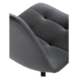 Autronic Partitura DCL-X7015GREY2 Jedálenská stolička, zamat matný, sivá - galéria #14