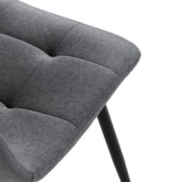 Autronic Partitura DCL-X7015GREY2 Jedálenská stolička, zamat matný, sivá - galéria #15