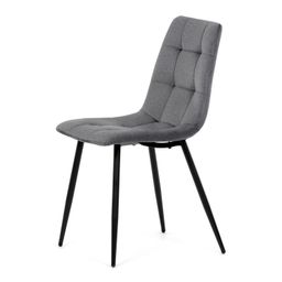 Autronic Partitura DCL-X7015GREY2 Jedálenská stolička, zamat matný, sivá - galéria #12