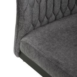 Autronic Techno DCL-X7018GREY2 Jedálenská stolička, zamat matný, sivá - galéria #16