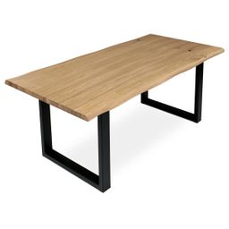 Autronic Fado DS-U180DUB Jídelní stůl 180x90cm, masiv, dub - galéria #4