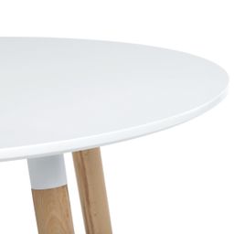 Autronic Zouk DT-306WT Jídelní stůl, 90x90x74 cm, bílá - galéria #4