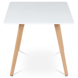 Autronic Zouk DT-312WT Jídelní stůl 80x80cm, bílá - galéria #3
