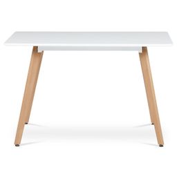 Autronic Zouk DT-313WT Jídelní stůl 120x80cm, bílá - galéria #4