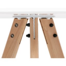 Autronic Zouk DT-320WT Jídelní stůl 70x70cm, bílá - galéria #9