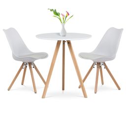 Autronic Zouk DT-320WT Jídelní stůl 70x70cm, bílá - galéria #6