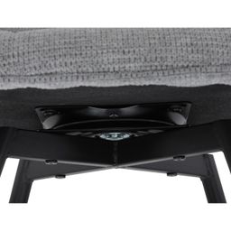 Autronic Partitura HC-T1130GREY2 Jedálenská stolička, hladká látka, sivá - galéria #17