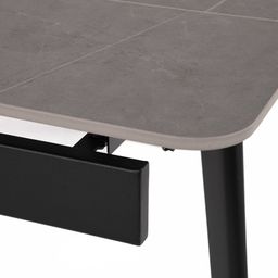 Autronic Fusion HT-405MGREY Jídelní stůl rozkládací 120-180x80 cm, keramika, šedá - galéria #9