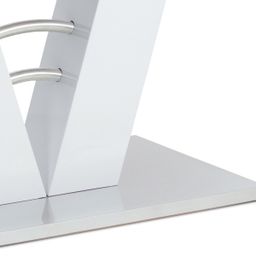 Autronic Fado HT-510WT Jídelní stůl rozkládací 120-160x80 cm, bílá - galéria #7