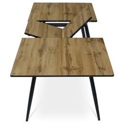 Autronic Ethereal HT-921OAK Jídelní stůl rozkládací 140-180x80 cm, dub - galéria #5