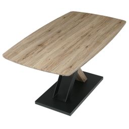 Autronic Twist HT-W1570 SRE Jídelní stůl 165x90cm, dub San Remo - galéria #6