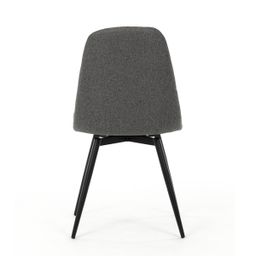 Autronic Partitura DCL-V2040GREY2 Jedálenská stolička, hladká látka, sivá - galéria #5