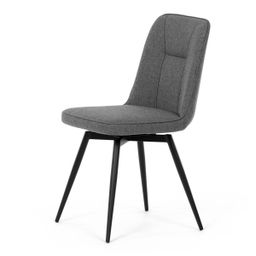 Autronic Partitura DCL-V2052GREY2 Jedálenská stolička, hladká látka, sivá - galéria #3