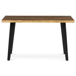 Autronic Ethereal HT-F4413 OLW Stůl 130x80x75 cm, MDF,staré dřevo, kov, černý lak - galéria #2