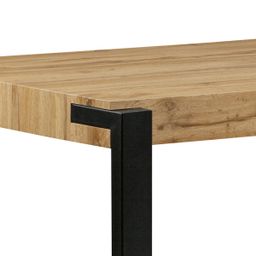 Autronic Ethereal HT-725OAK Jídelní stůl 140x88x76x10, divoký dub - galéria #2