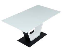 Autronic Fado HT-D1931WT Rozkladací jedálenský stôl 160–210 × 90 cm, biely - galéria #5