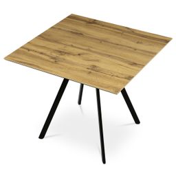 Autronic Twist HT-R5190OAK Jedálenský stôl 90x90cm, dub - galéria #3