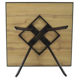 Autronic Twist HT-R5190OAK Jedálenský stôl 90x90cm, dub - galéria #6