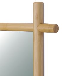 Autronic AZR-B027 NAT Nástenné zrkadlo 55x74 cm, prírodný bambus - galéria #2