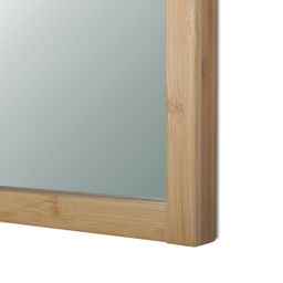 Autronic AZR-B044 NAT Nástenné zrkadlo, 90x60 cm, prírodný bambus - galéria #4