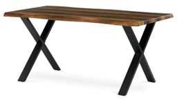 Autronic Twist HT-F4316OLW Jídelní stůl 160x90 cm, old wood - galéria #5