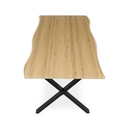 Autronic Twist HT-F4321OAK Jídelní stůl 210x100 cm, divoký dub - galéria #2