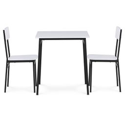 Autronic Minimal AUT-O2121WT Jedálenský set 70x70 cm, biela - galéria #3