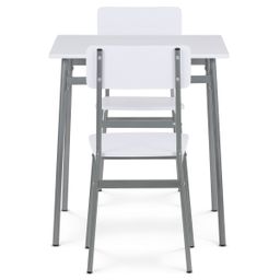 Autronic Minimal AUT-O2122WT Jedálenský set 70x70 cm, biela - galéria #4