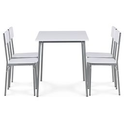 Autronic Minimal AUT-O2156WT Jedálenská set 110x70 cm, biela - galéria #2